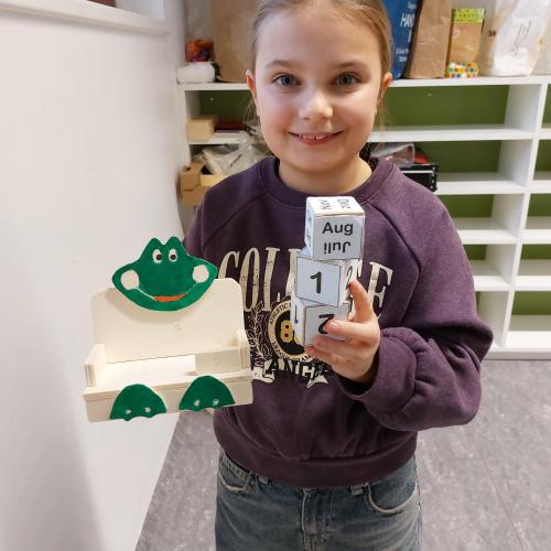 Stolze Präsentation