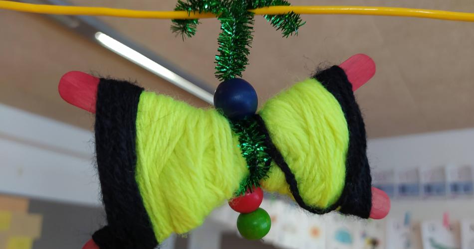 Schmetterling aus Wolle