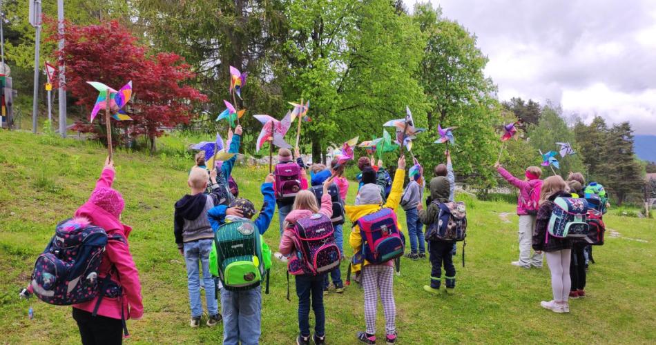 Probelauf der Windräder